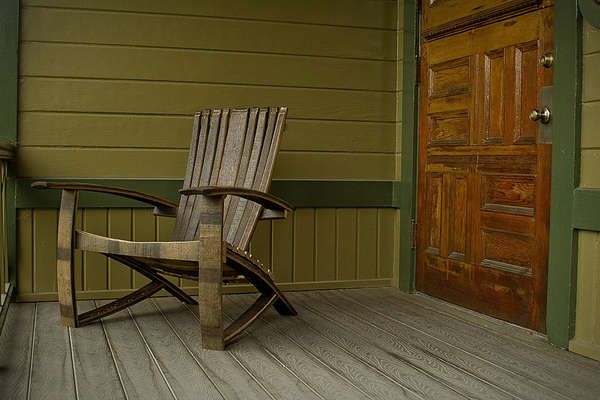 Wooden Cask Seating