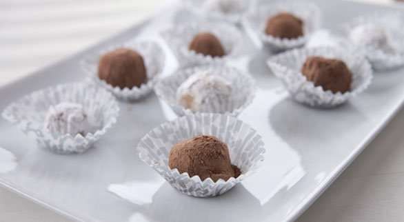 Spiked Cocoa Candy Balls