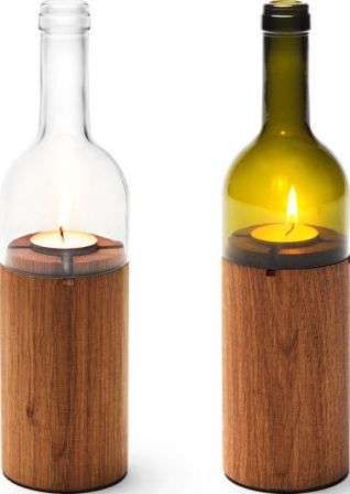 Wine Bottle Votives