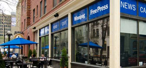 Newspaper-Branded Coffee Shops