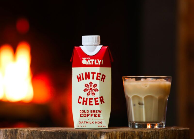 Festive Oat Milk Cold Brews Winter Cheer Cold Brew