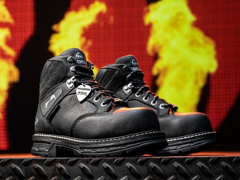 Band-Themed Work Boots : Wolverine