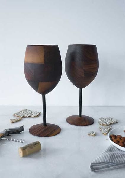 Wooden Cocktail Cups