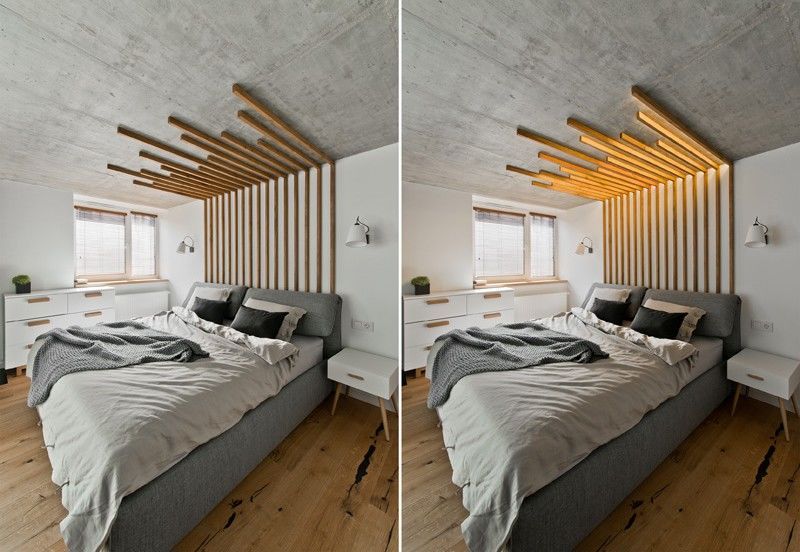 Illuminating Wooden Headboards