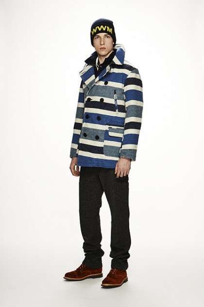 Thermal Striped Outerwear