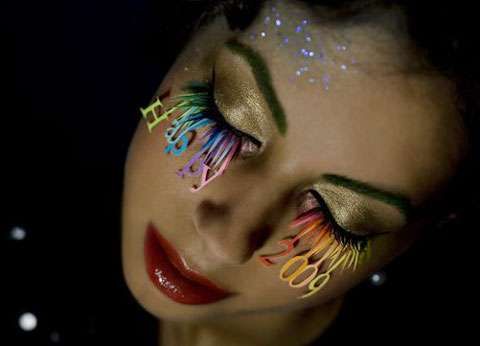 Rainbow Eyelashes