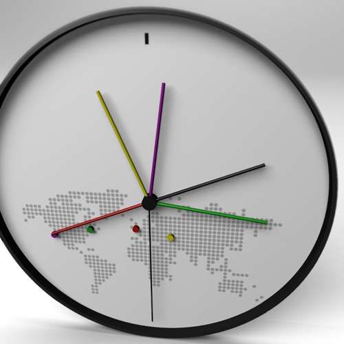 Timezone Tracking Clocks -'‘World Clock' Keeps You Up to Speed With Selected Countries