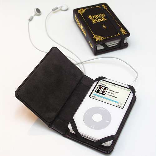 Hymn Book Becomes iPod Cover