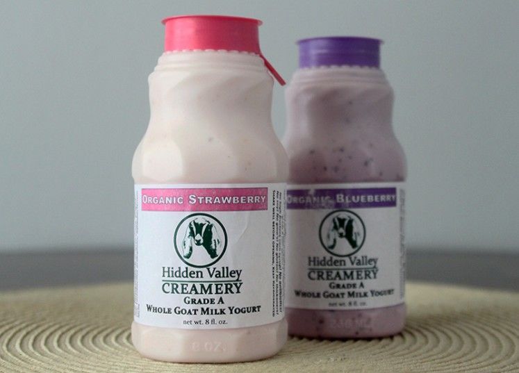 Drinkable Goat's Milk Yogurts