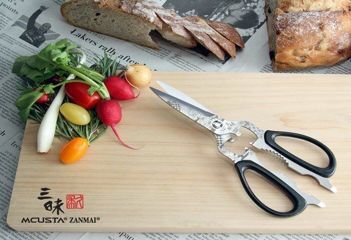 Zanmai Damascus Kitchen Scissors